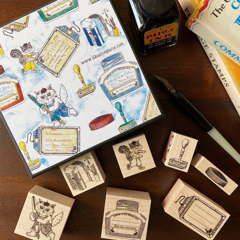 Chat noir papeterie 1