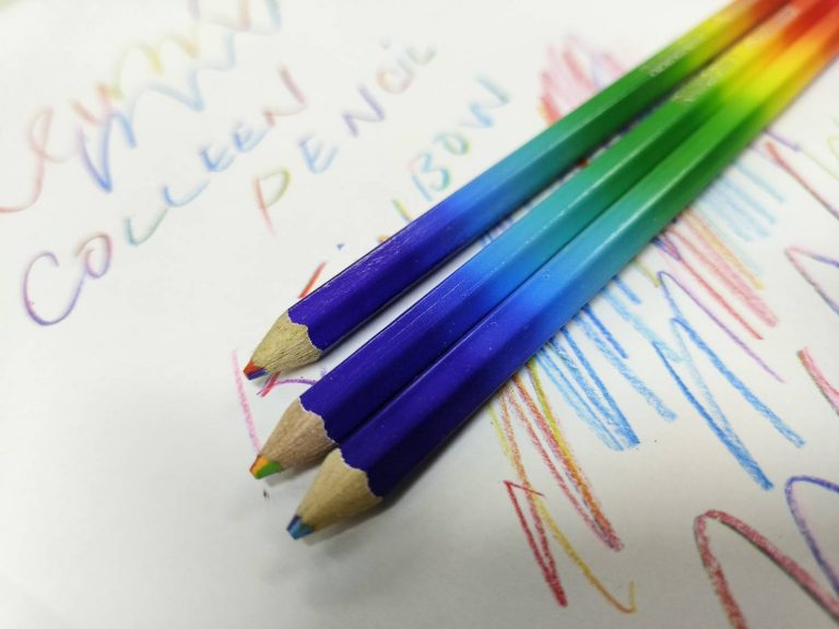 レインボー色鉛筆