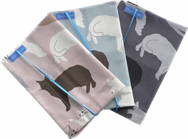 フリーサイズブックカバー猫柄