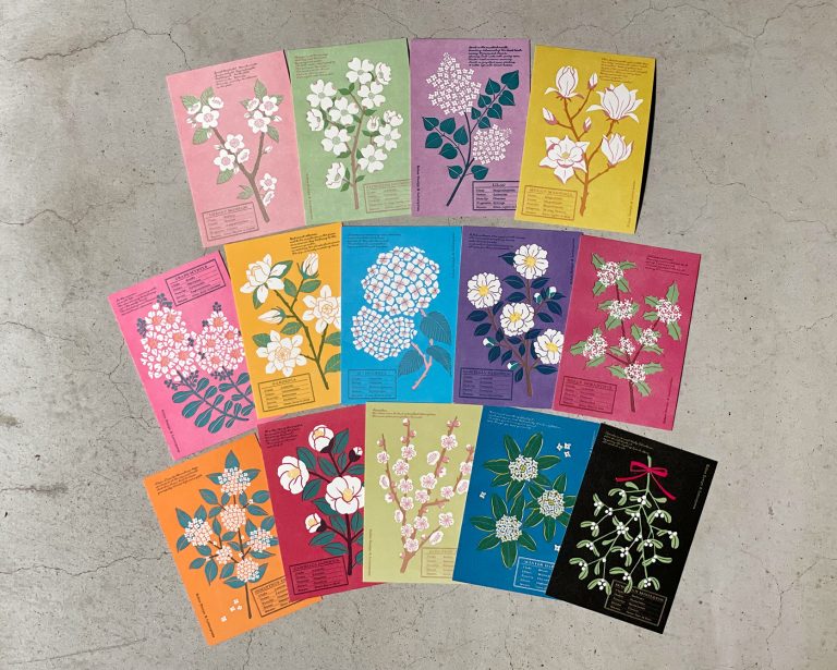 White Flower Postcard