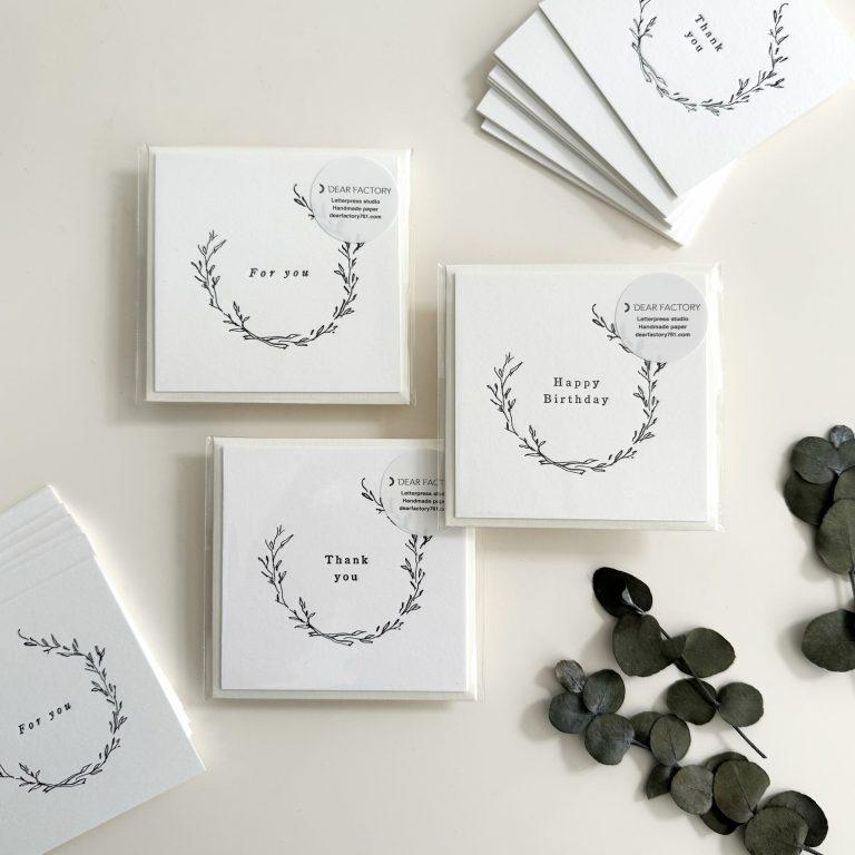 小さなグリーティングカード 〈リースシリーズ〉