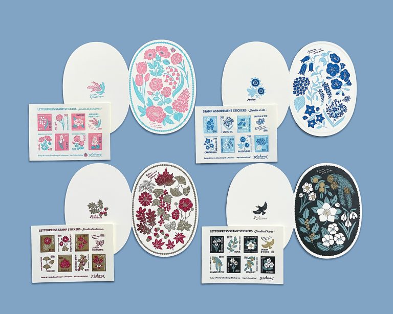 Garden Die-cut Greeting card & Stickers