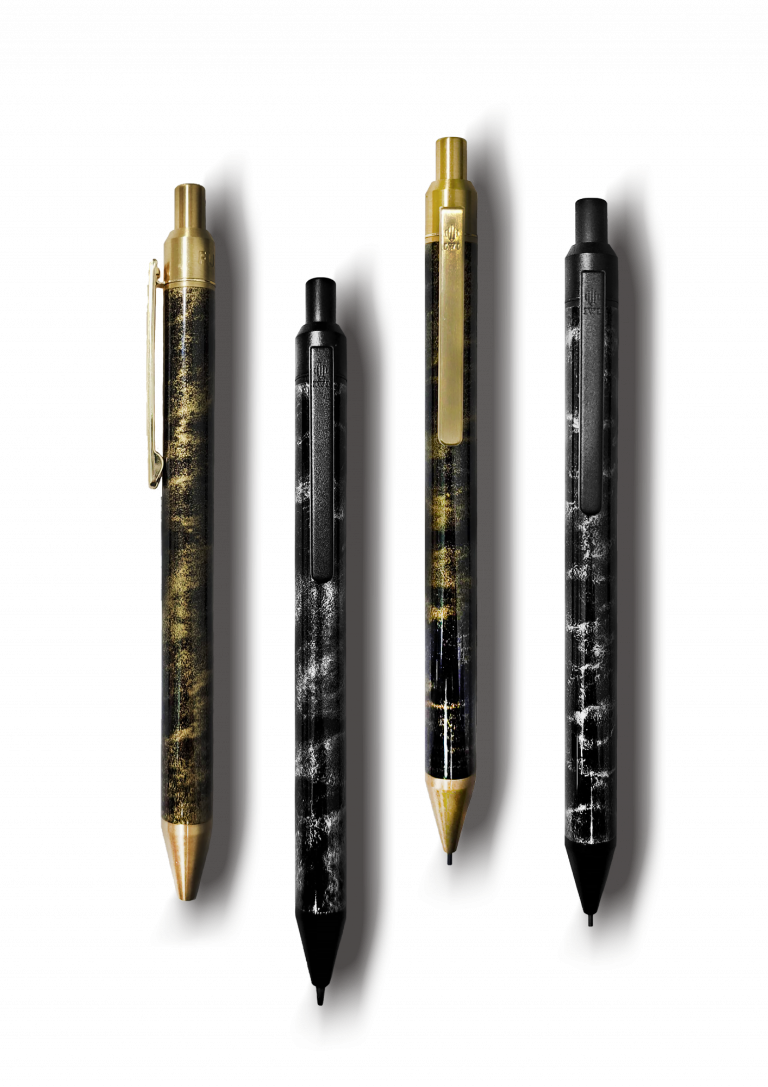 フュージョン漆芸術版画　ボールペン＆シャープペンシル